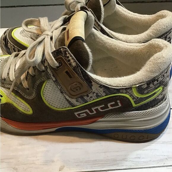 "Gucci Ultrapace Sneakers - Men's Size 7- Rare Design" - Picture 5 of 10